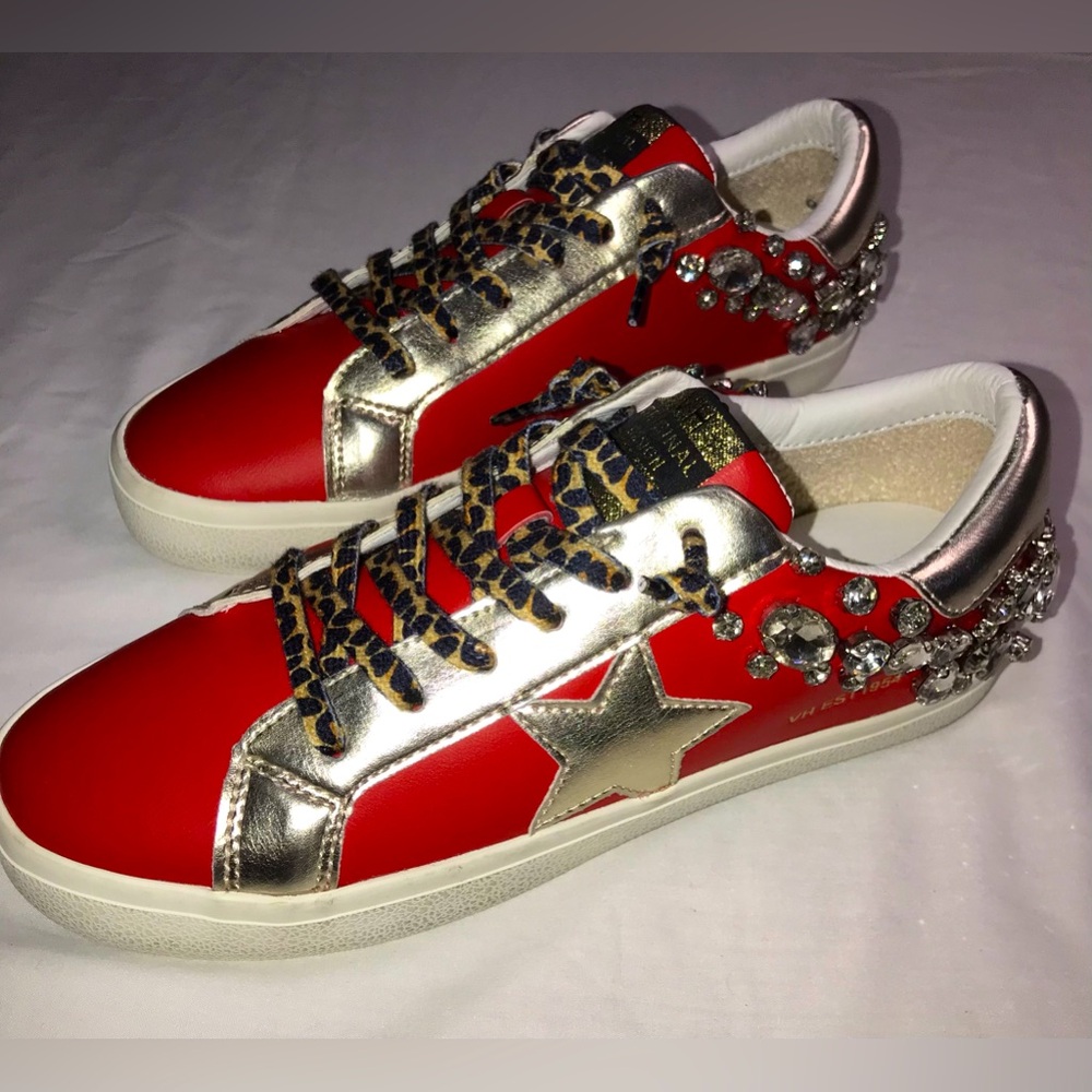 Vintage Havana Red sequence sneakers